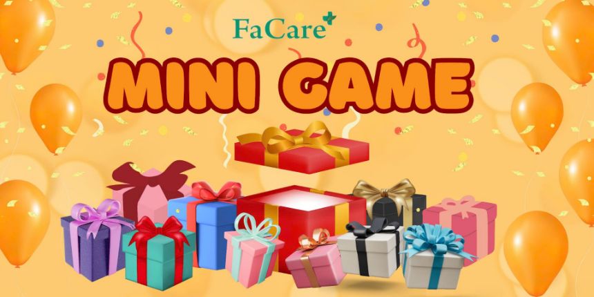 MiniGame FaCare đang diễn ra - Tặng Máy Đo Huyết Áp, Máy Đo Đường Huyết, Nhiệt Kế Hồng Ngoại Đo Trán