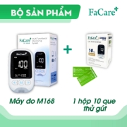 Ảnh của Combo máy đo gout FaCare FC-M168 và que thử gout (Axit Uric)