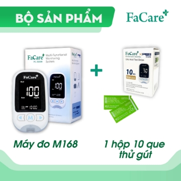 Hiển thị chi tiết cho Combo máy đo gout FaCare FC-M168 và que thử gout (Axit Uric) Ảnh của Combo máy đo gout FaCare FC-M168 và que thử gout (Axit Uric)