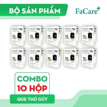 Hiển thị chi tiết cho Combo 10 hộp Que thử Gout (Axit Uric) cho máy FaCare FC-M168 (TD-4216) Ảnh của Combo 10 hộp Que thử Gout (Axit Uric) cho máy FaCare FC-M168 (TD-4216)