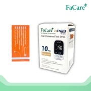 Ảnh của [Hộp 10 que] Que thử Cholesterol FaCare FC - M168 (TD - 4216)