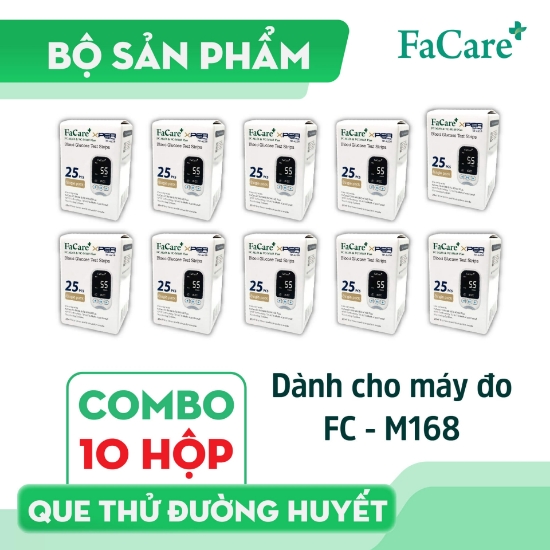 Ảnh của Combo 10 hộp que thử đường huyết cho máy FC-M168