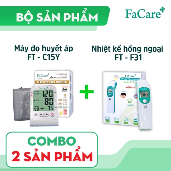 Ảnh của Combo Máy đo huyết áp và Nhiệt kế hồng ngoại