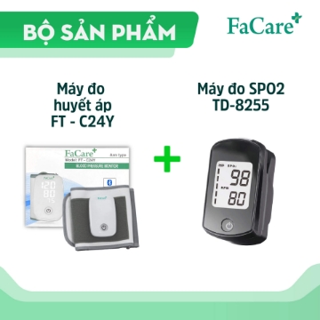 Hiển thị chi tiết cho Combo Máy đo huyết áp và máy đo SPO2 Ảnh của Combo Máy đo huyết áp và máy đo SPO2