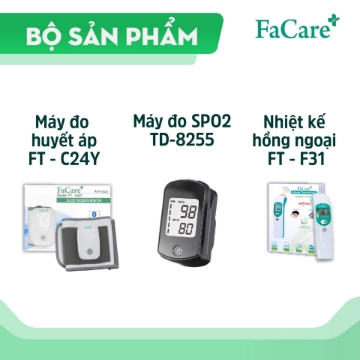 Hiển thị chi tiết cho Combo Máy đo SPO2 + Máy đo huyết áp + Nhiệt kế hồng ngoại Ảnh của Combo Máy đo SPO2 + Máy đo huyết áp + Nhiệt kế hồng ngoại